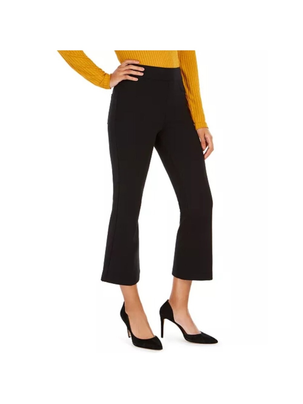 Spanx The Perfect Black Pant Crop Flare Pants - 20260R - Black - Small
